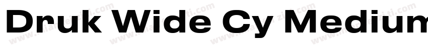 Druk Wide Cy Medium Regular字体转换